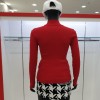 Áo len golf đỏ sọc trắng cho nữ PASSARDI Golf Hàn Quốc