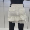 Chân váy xếp ly trắng cho nữ logo PASSARDI Golf Hàn Quốc