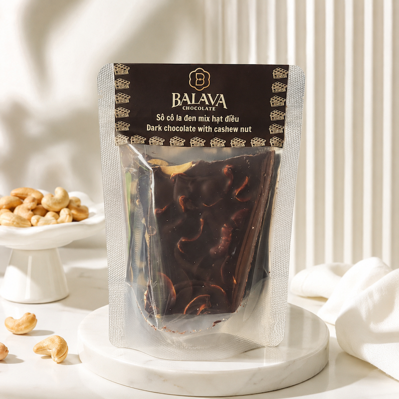 Socola Đen Mix Hạt Điều