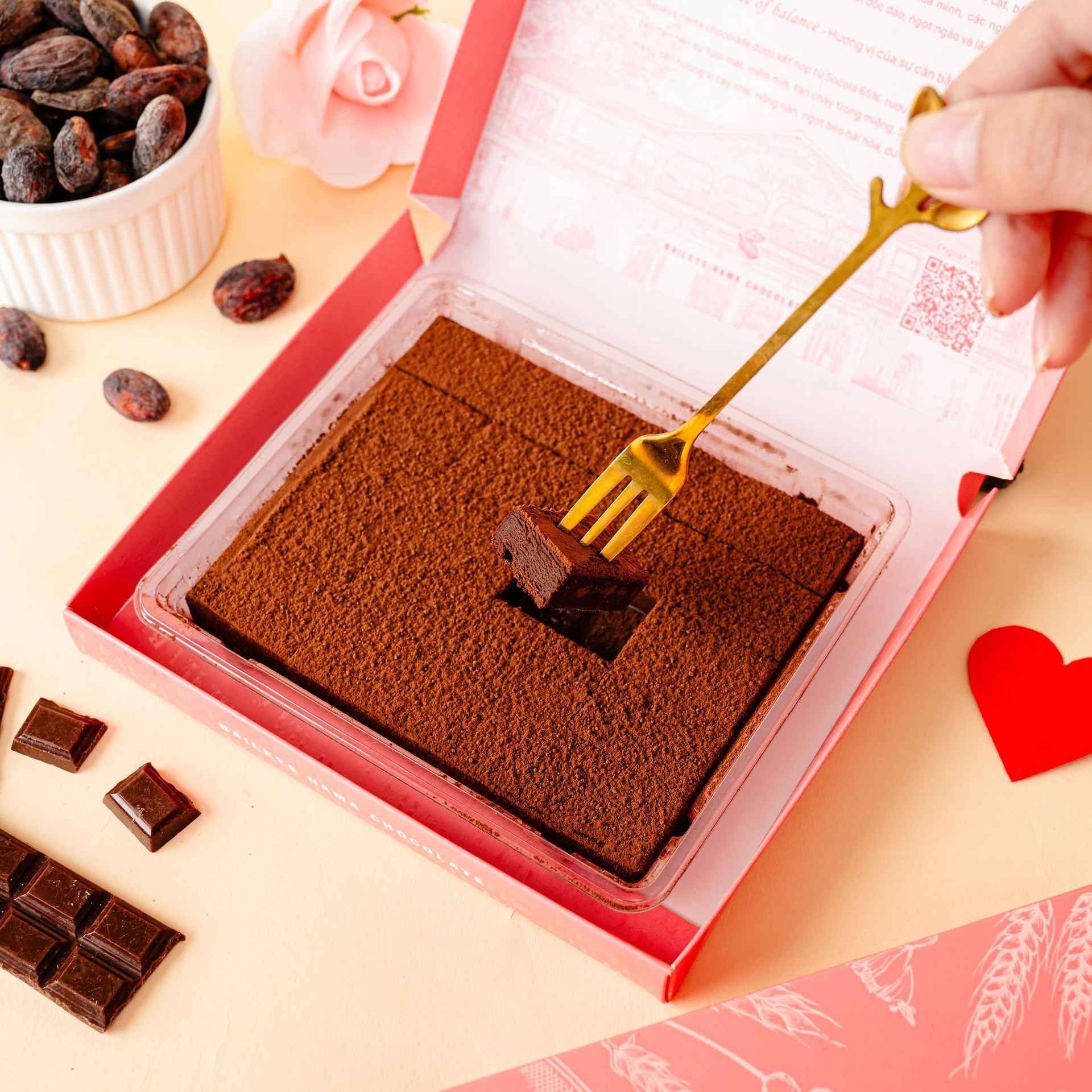 Nama Chocolate vị Baileys — socola tươi BALAVA