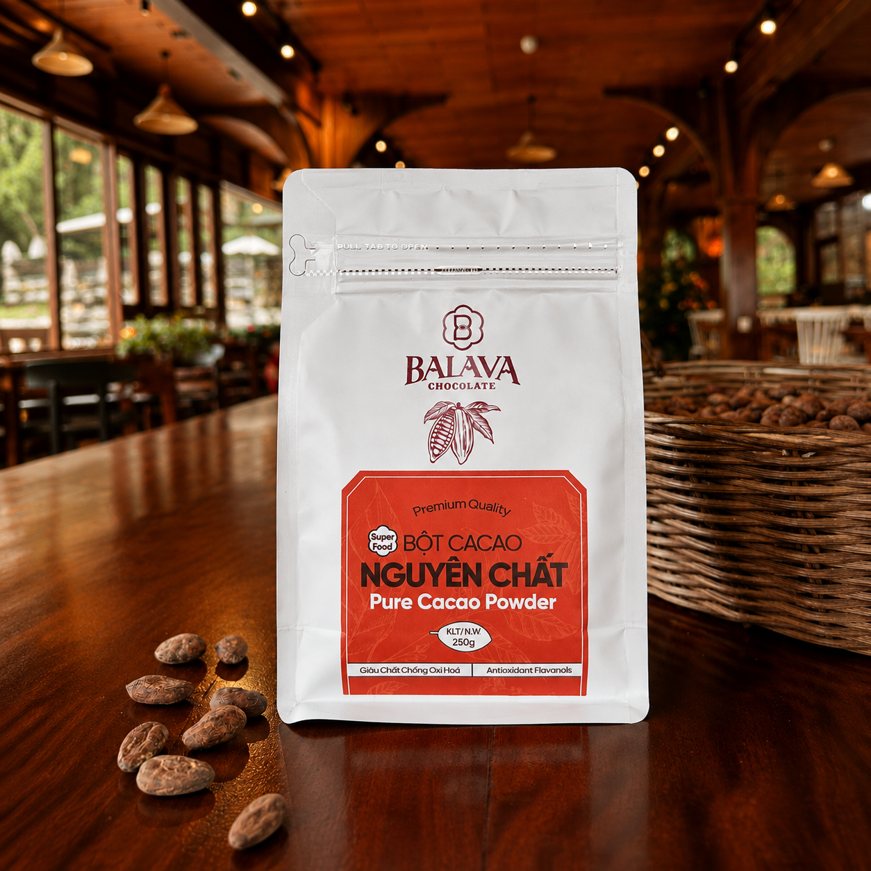 Bột Cacao 100% Nguyên Chất - Xuất Khẩu Quốc Tế
