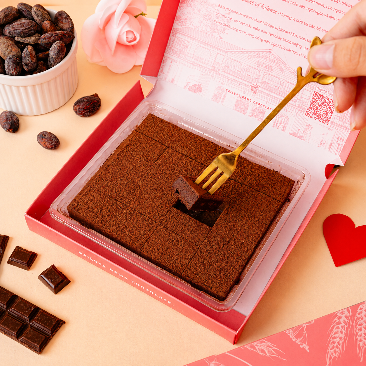Socola Nama BALAVA – chocolate mềm kiểu Nhật từ cacao Lâm Đồng Việt Nam