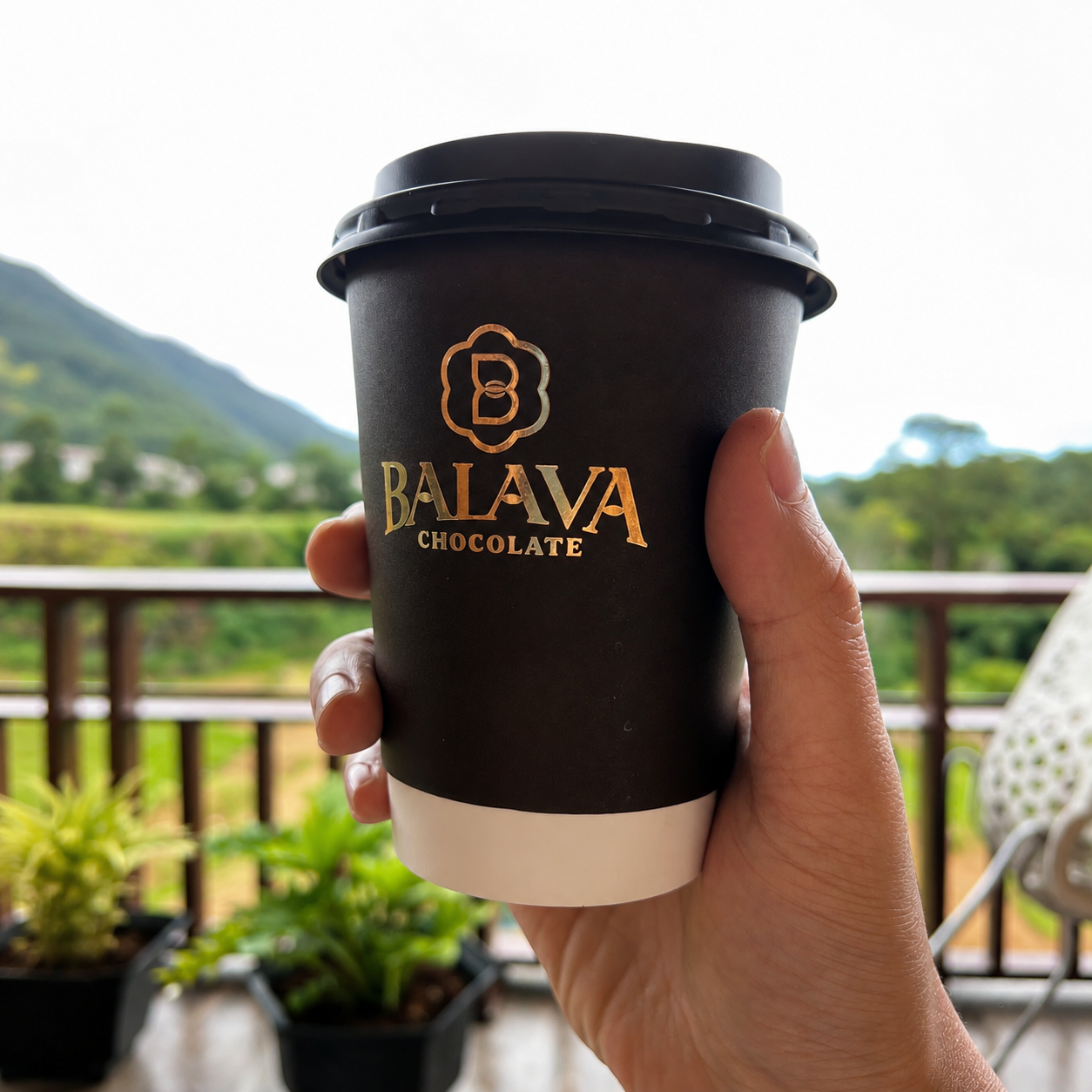 Thức uống chocolate BALAVA – đồ uống cacao tươi tại Chocolate House Lâm Đồng
