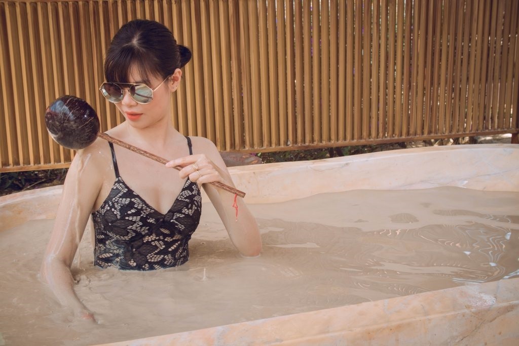 Tắm bùn tại Tea Resort, Bảo Lộc