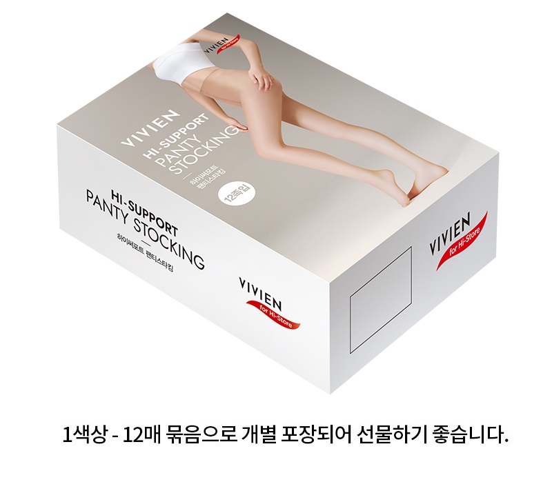Set 12 quần tất nữ Hàn Quốc VIVIEN Hi-support Panty Stocking PH5027