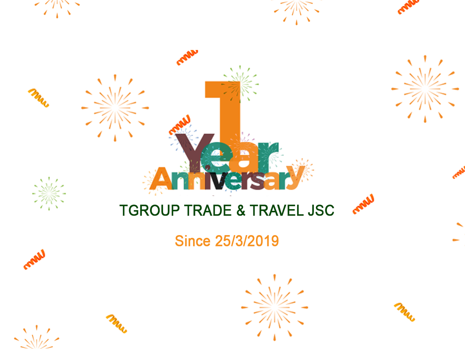 Kỷ niệm 1 năm thành lập TGROUP (25.3.2019-25.3.2020)