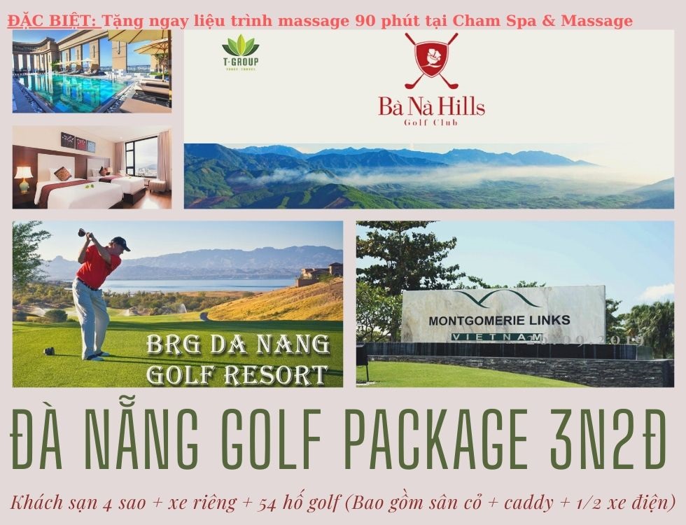 Đà Nẵng Golf Tour 3 ngày 2 đêm Đà Nẵng Golf Tour 3 ngày 2 đêm