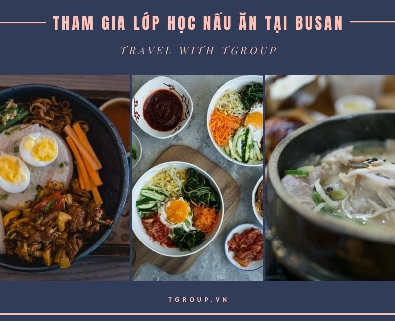 Khám phá chợ Jagalchi và tham gia lớp học nấu ăn tại Busan