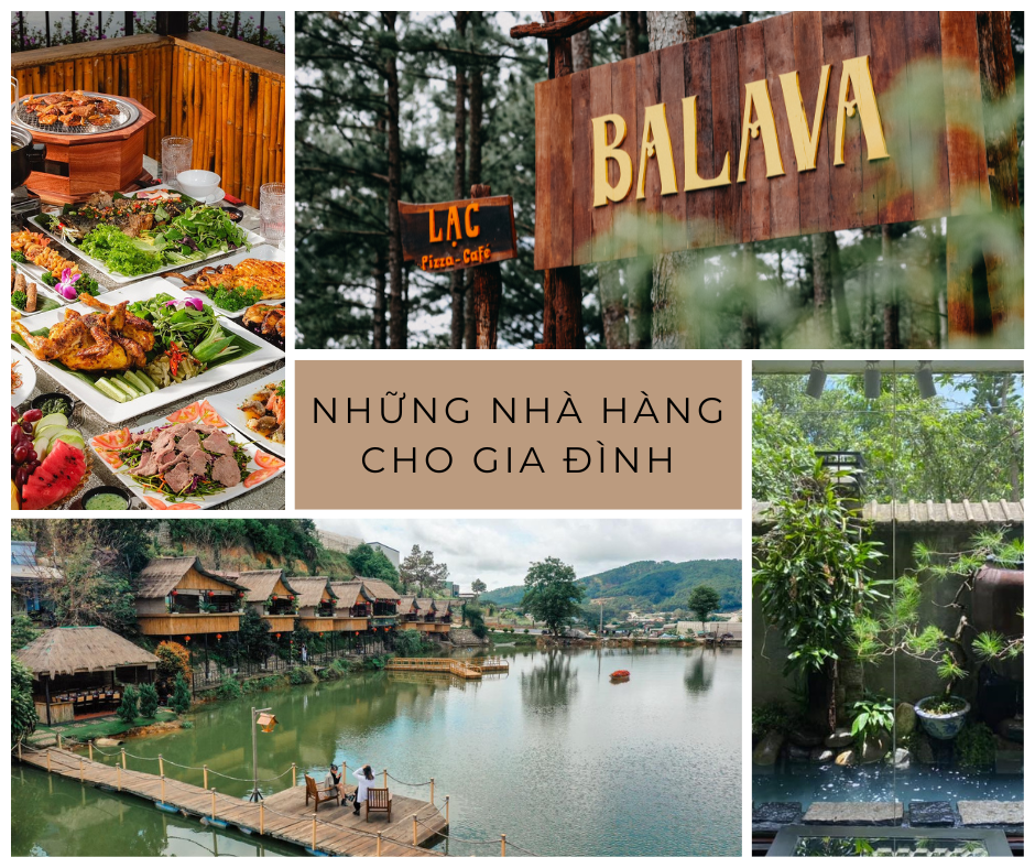 Top những nhà hàng cho gia đình tại Đà Lạt