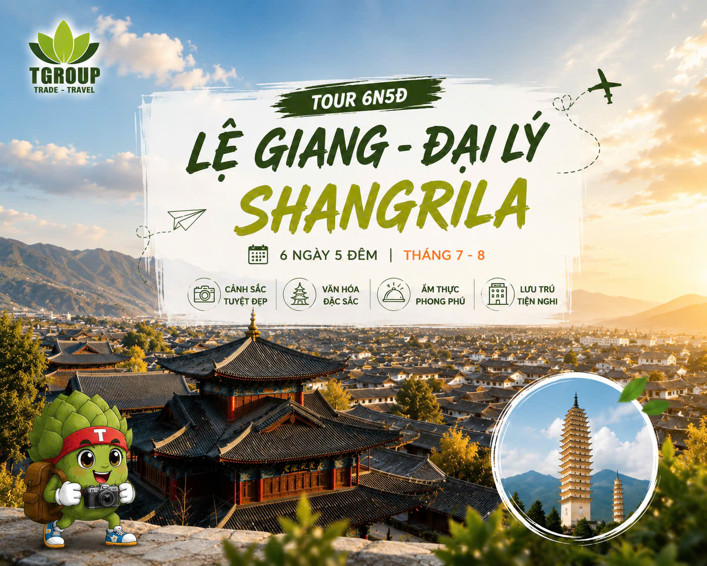 Lệ Giang · Đại Lý · Shangrila Khám phá ba miền đất huyền thoại của Vân Nam – Trung Quốc
