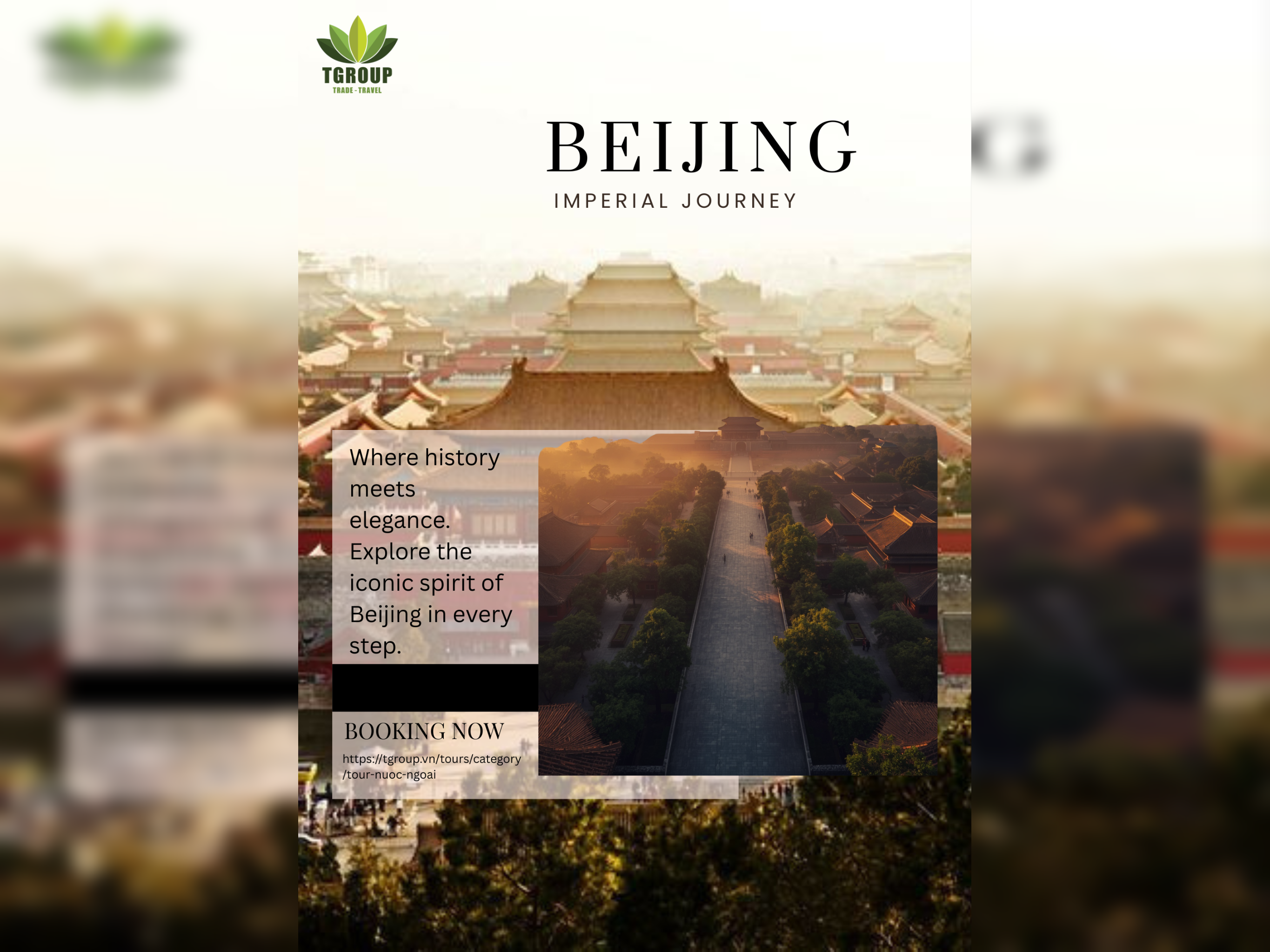 Tour Bắc Kinh 2026 | Dấu Chân Trên Vạn Lý Trường Thành – Khám Phá Kinh Đô Nghìn Năm Trung Hoa
