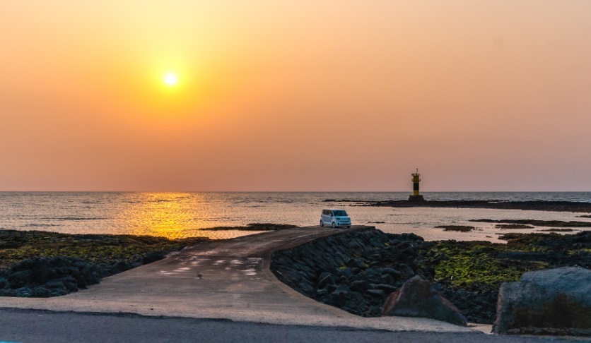 Đường ven biển Cối xay gió Sinchang, Jeju