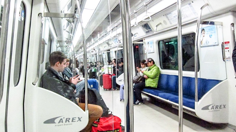 Vé tàu AREX một chiều Incheon - Seoul
