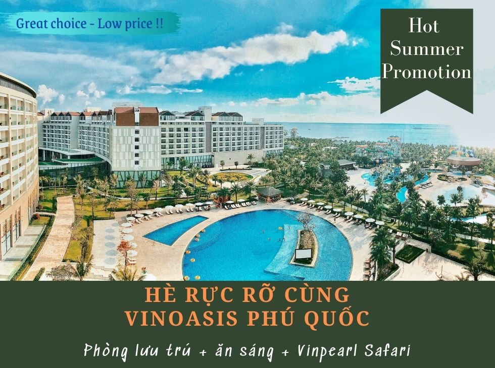 Du lịch thả ga với gói phòng siêu tiết kiệm tại VinOasis Phú Quốc Du lịch thả ga với gói phòng siêu tiết kiệm tại VinOasis Phú Quốc