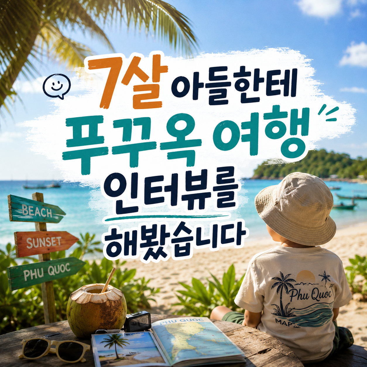 7살 아들한테 푸꾸옥 여행 인터뷰를 해봤습니다 (빈펄 리조트 3박4일, 빈원더스·사파리)