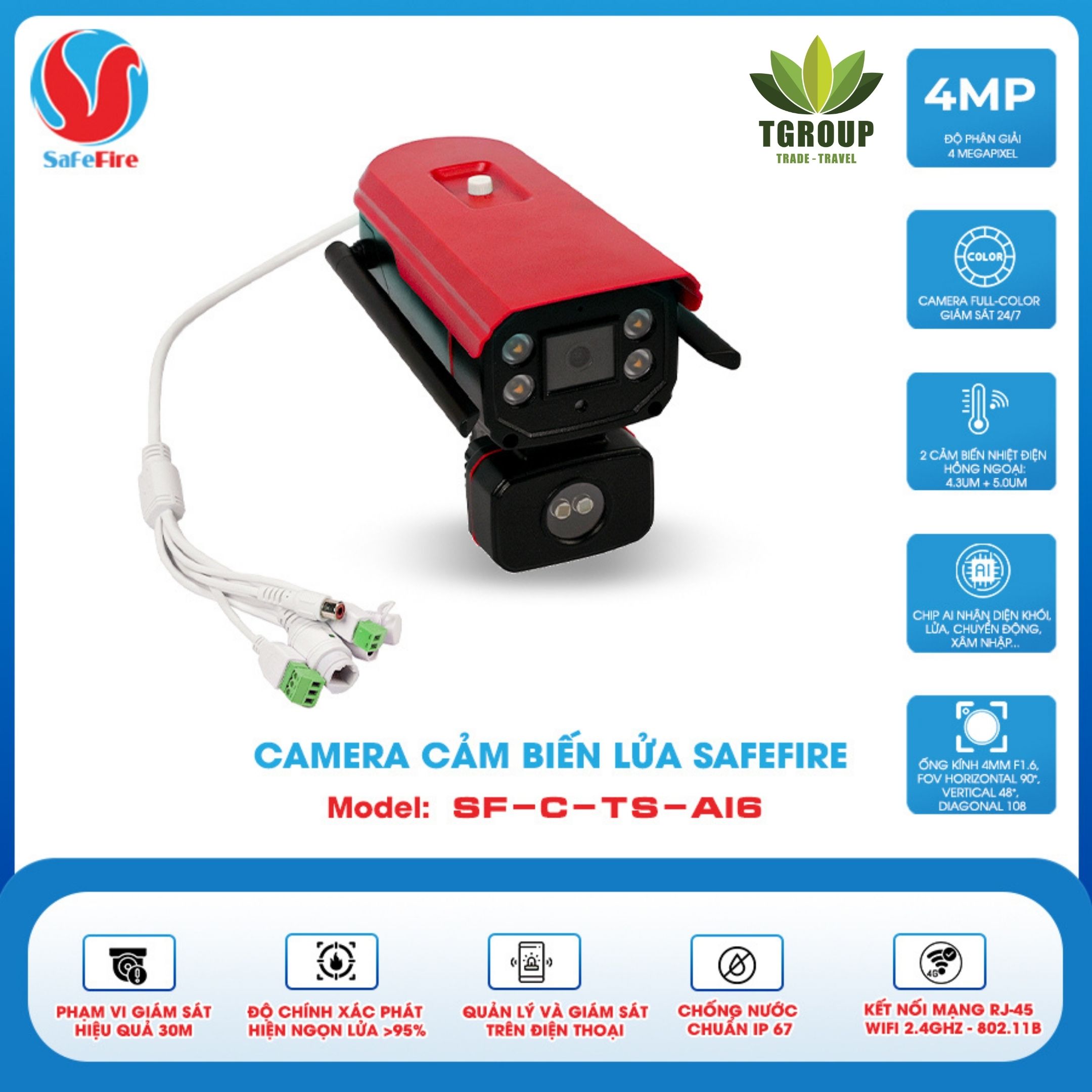 Camera cảm biến lửa SafeFire